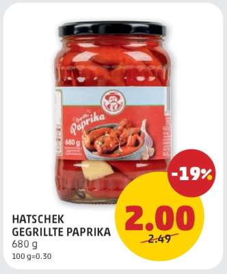 HATSCHEK GEGRILLTE PAPRIKA