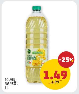 SOLVEL RAPSÖL