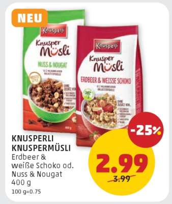 KNUSPERLI KNUSPERMÜSLI