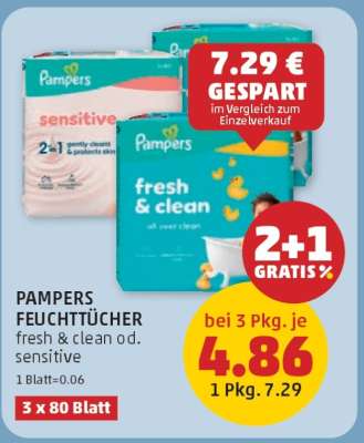 PAMPERS FEUCHTTÜCHER