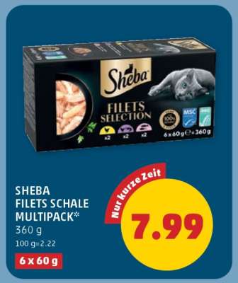 SHEBA FILETS SCHALE MULTIPACK