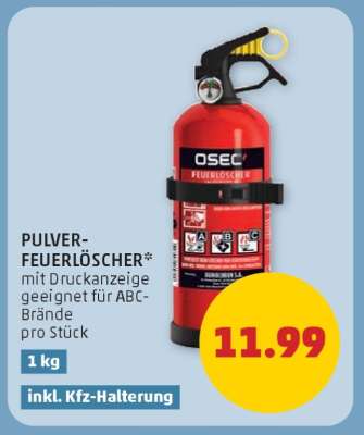 Pulver-Feuerlöscher