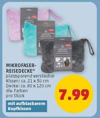 MIKROFASER-REISEDECKE