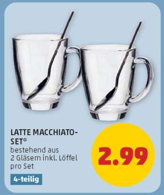 LATTE MACCHIATO-SET