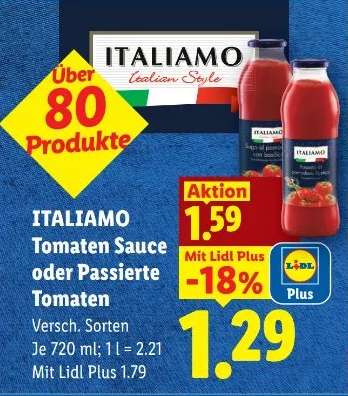 ITALIAMO Tomaten Sauce oder Passierte Tomaten