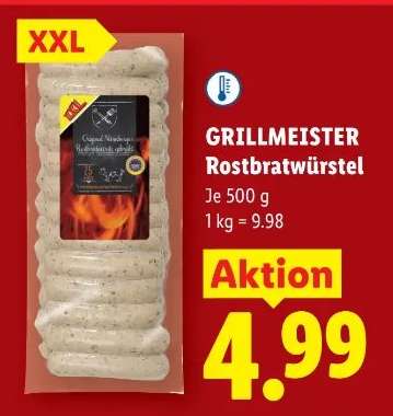 Grillmeister Rostbratwürstel
