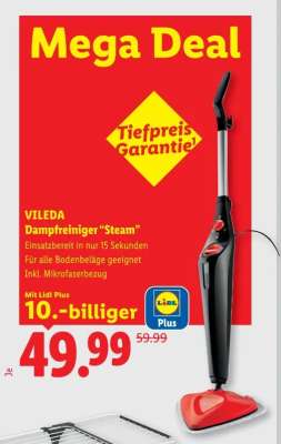 Vileda Dampfreiniger „Steam“