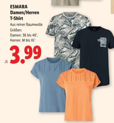 ESMARA Damen/Herren T-Shirt