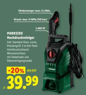 PARKSIDE Hochdruckreiniger