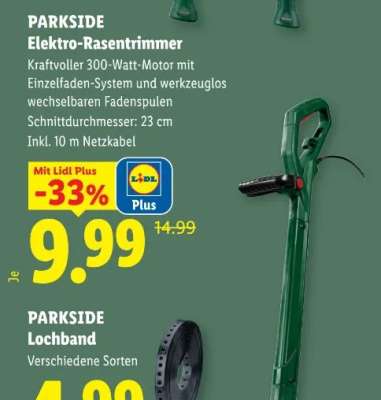 PARKSIDE Elektro-Rasentrimmer