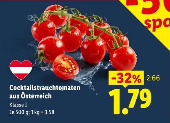 Cocktailstrauchtomaten aus Österreich