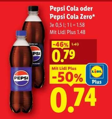 Pepsi Cola oder Pepsi Cola zero