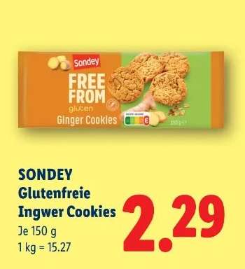 SONDEY Glutenfreie Ingwer Cookies