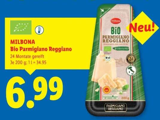 MILBONA Bio Parmigiano Reggiano