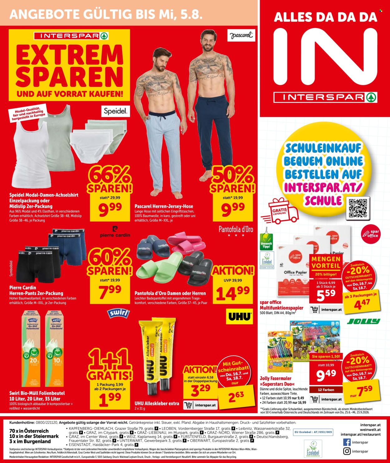 Angebote INTERSPAR - 16.7.2026 - 29.7.2026. Seite 21