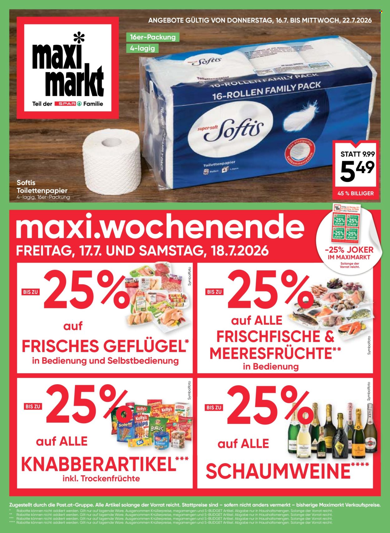 Angebote Maximarkt - 16.7.2026 - 22.7.2026. Seite 1