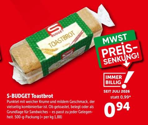 S-BUDGET Toastbrot