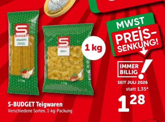 S-BUDGET Teigwaren