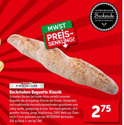 Backstuben Baguette Klassik