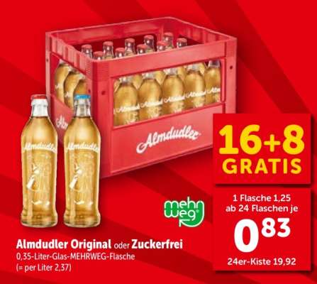 Almdudler Original oder Zuckerfrei