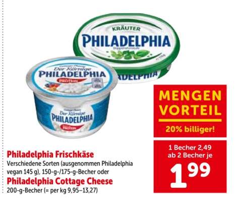 Philadelphia Frischkäse