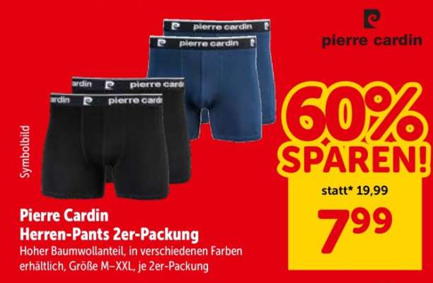 Pierre Cardin Herren-Pants 2er-Packung