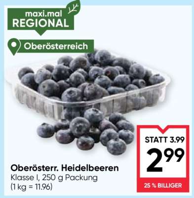 Oberösterr. Heidelbeeren