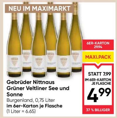 Gebrüder Nittnaus Grüner Veltliner See und Sonne