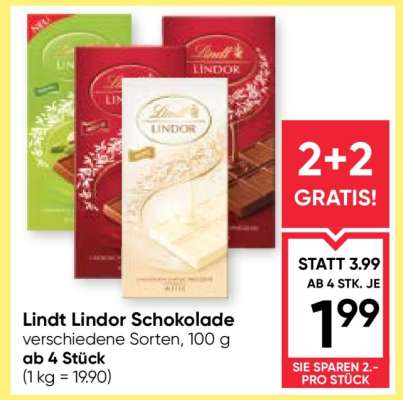 Lindt Lindor Schokolade