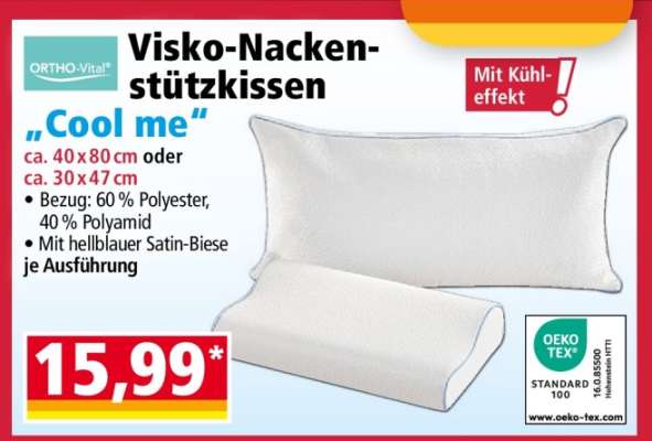 Visko-Nackenstützkissen