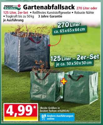 GARTENABFALLSACK