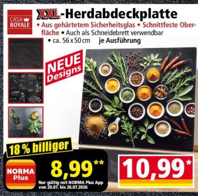 XXL-Herdabdeckplatte