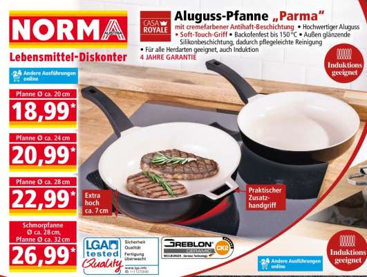 Aluguss-Pfanne „Parma“