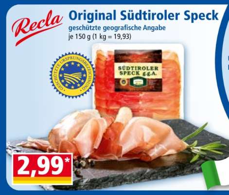 Recla Original Südtiroler Speck