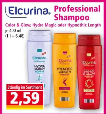 Elcurina Professional Shampoo