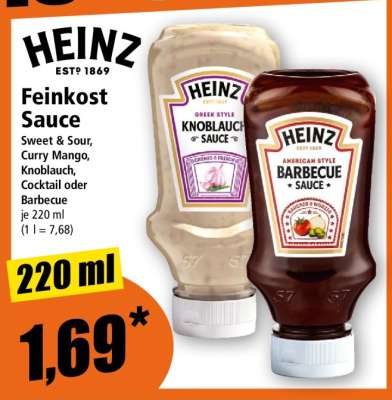Heinz Feinkost Sauce