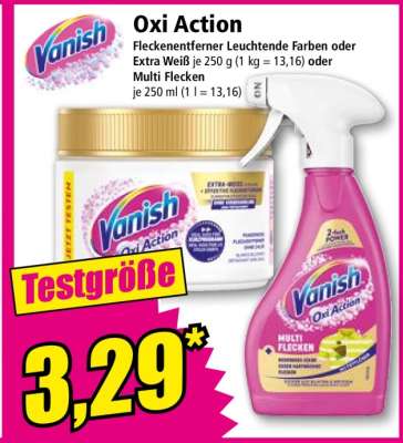 Vanish Oxi Action