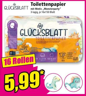 GLÜCKSBLATT TOILETTENPAPIER