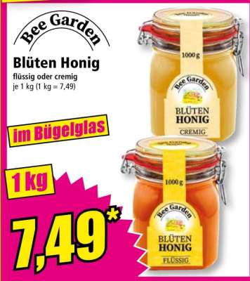 Bee Garden Blüten Honig