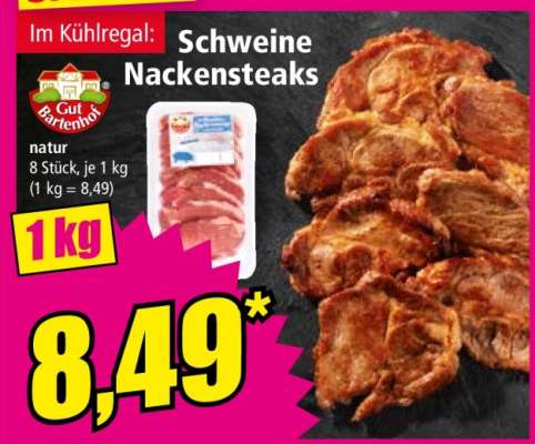 Schweine- Nackensteaks