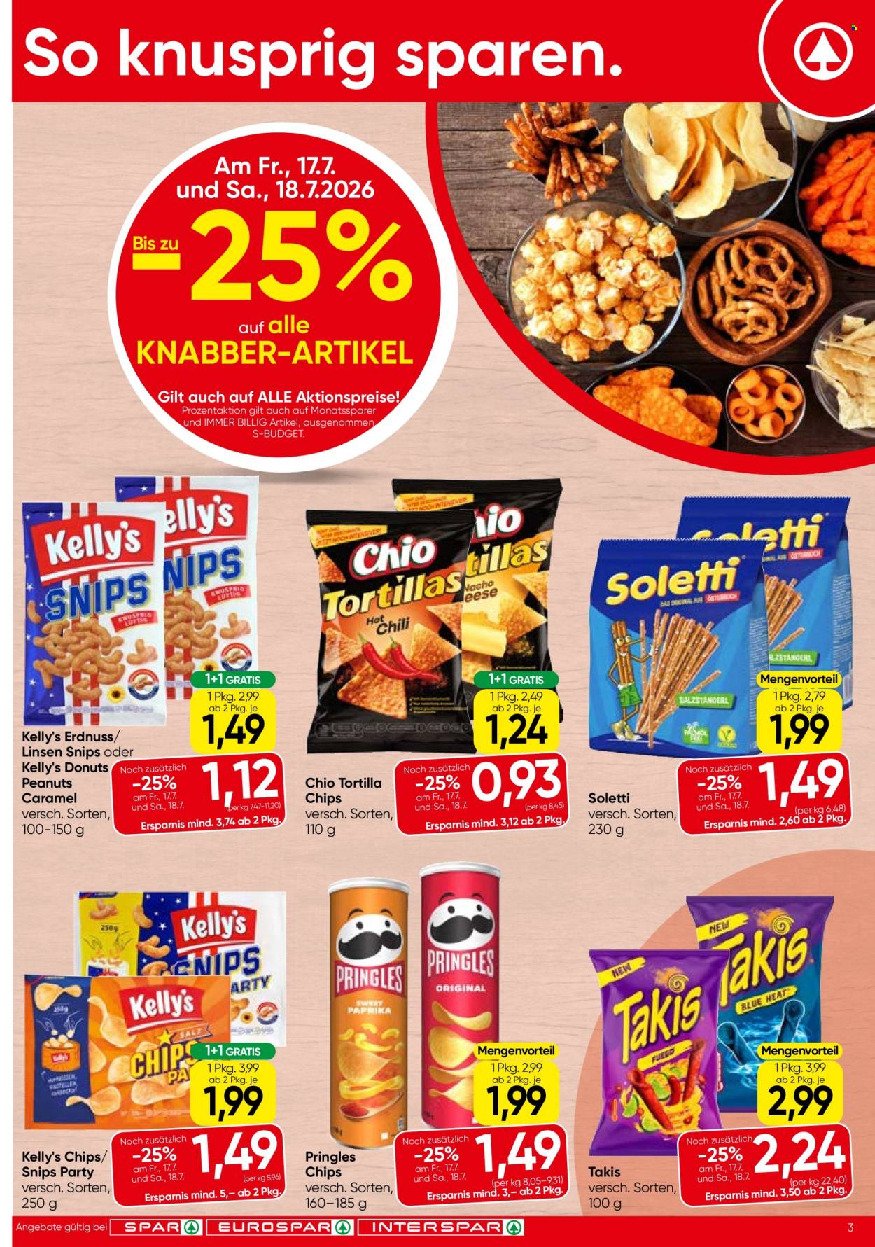 Angebote EUROSPAR - 16.7.2026 - 29.7.2026. Seite 3