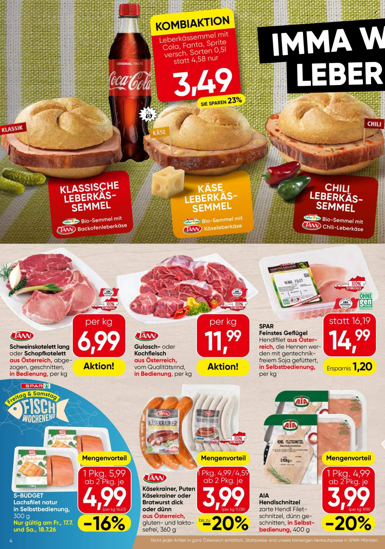 Angebote EUROSPAR - 16.7.2026 - 29.7.2026. Seite 4