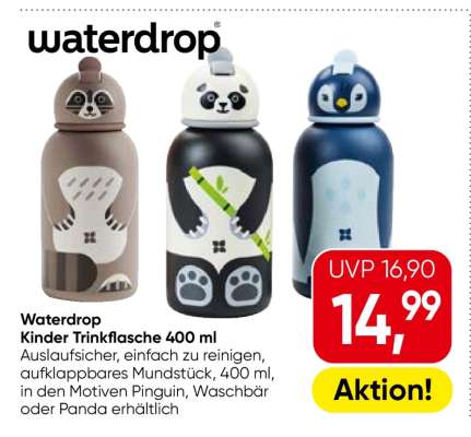 Waterdrop Kinder Trinkflasche 400 ml