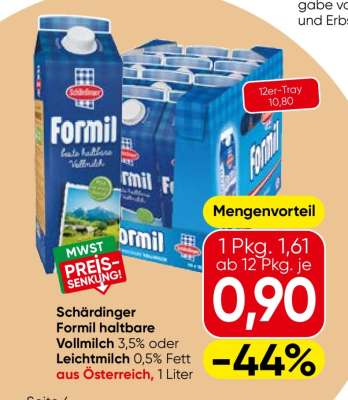 Schärdinger Formil Haltbare Vollmilch