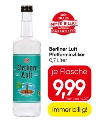 Berliner Luft Pfefferminzlikör