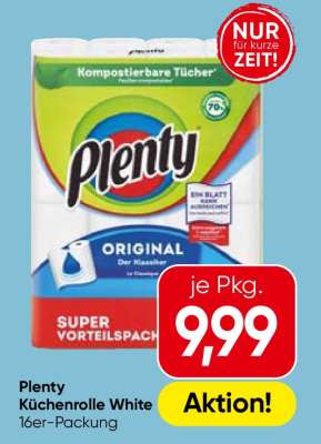 Plenty Küchenrolle White