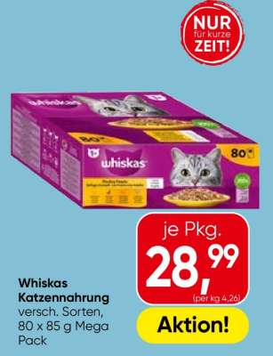 Whiskas Katzennahrung