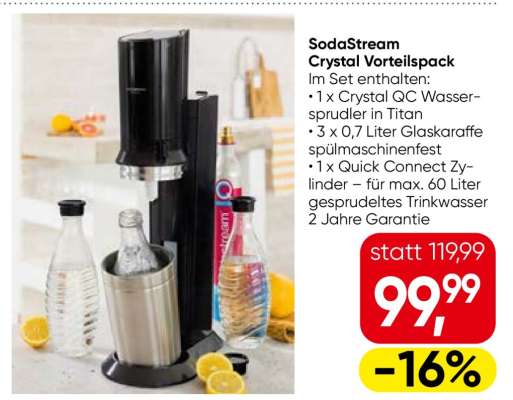 SodaStream Crystal Vorteilspack