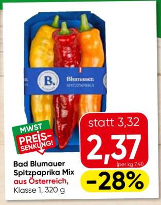 Bad Blumauer Spitzpaprika Mix