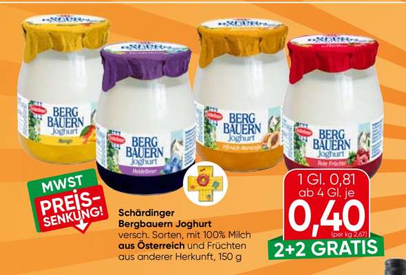 Schärdinger Bergbauern Joghurt
